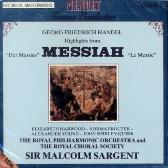 HAENDEL - Sargent - Messiah (Le Messie), oratorio HWV.56 : extraits